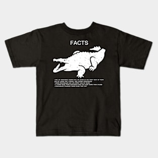 Crocodile Facts Kids T-Shirt